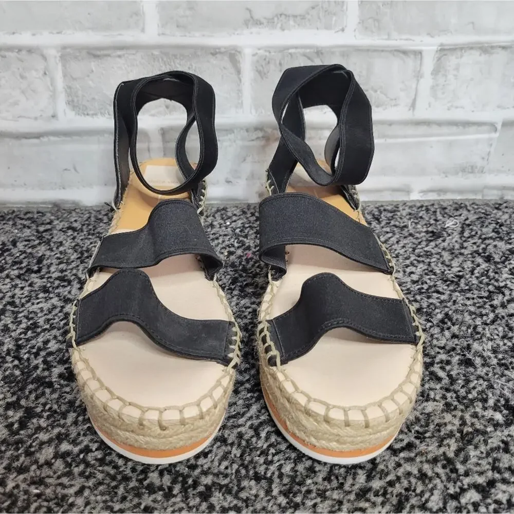 Dolce Vita Lury Platform Espadrille Wedge Sandals, Sz 8M